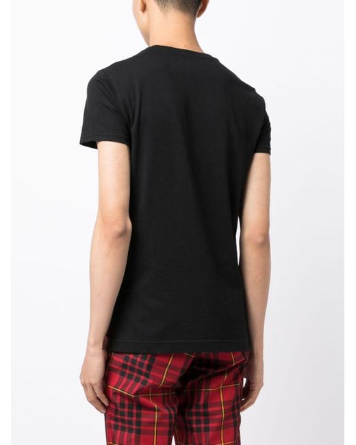 Vivienne Westwood Black Logo Cotton T-shirt