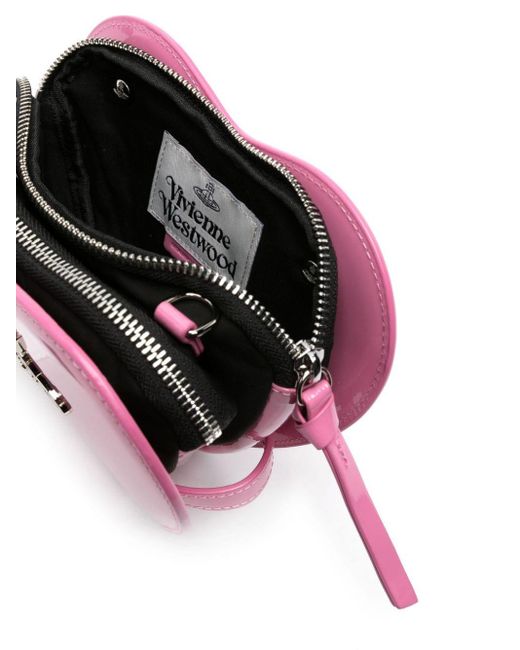 Borsa A Tracolla Louise Heart di Vivienne Westwood in Pink
