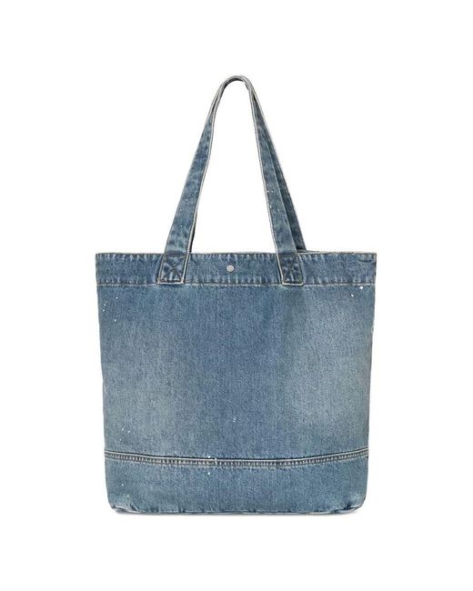 Carhartt Blue Denim Cotton Tote for men