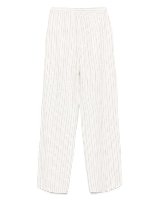 Samsøe & Samsøe White Linen Trousers