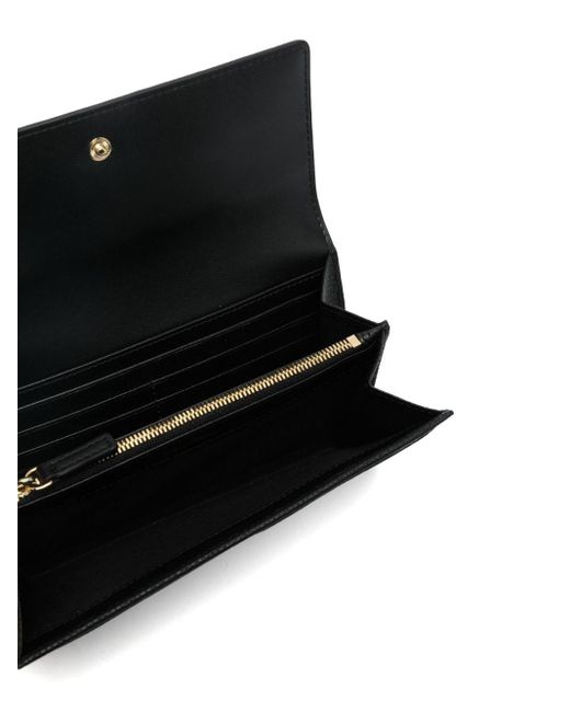 Emporio Armani Black Continental Flap Wallet