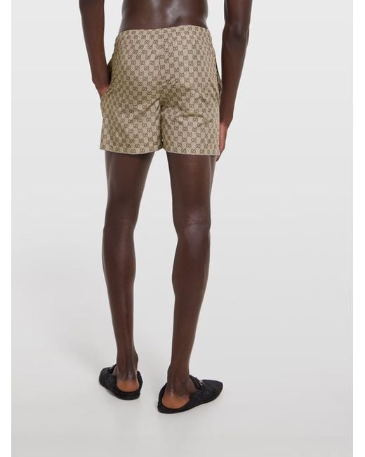 Gucci Natural Boxer With Gg Print for men