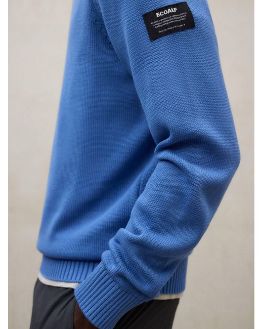 Ecoalf Blue Tail Sweater for men