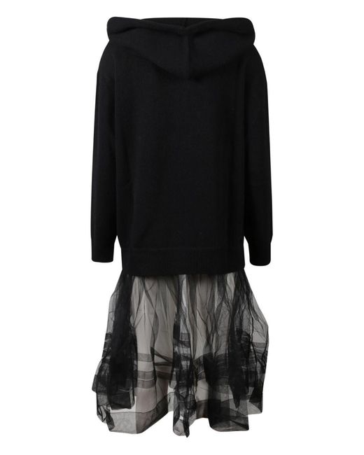 Jucca Black Hooded Sweetshirt