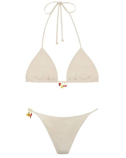 Mc2 Saint Barth White Lezzy Bikini