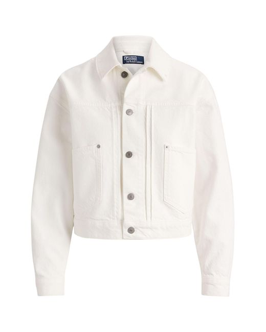 Polo Ralph Lauren White Denim Jacket