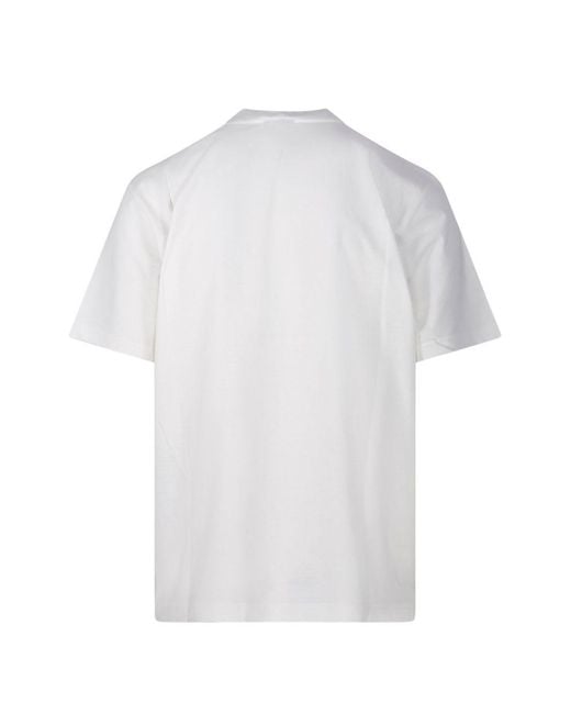 Gucci White Logo Cotton T-Shirt for men