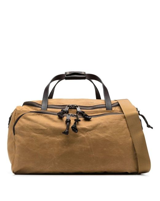 Filson Brown Excursion Mesh-pocket Duffle Bag for men