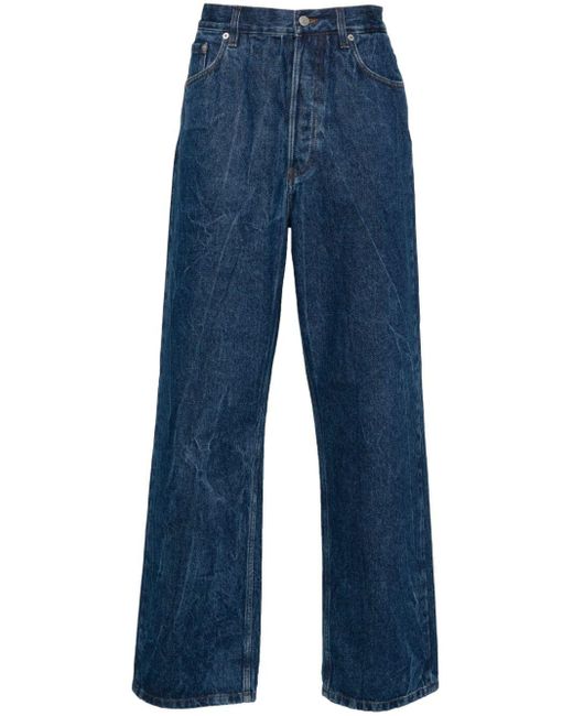 Dries Van Noten Blue Cotton Jeans for men