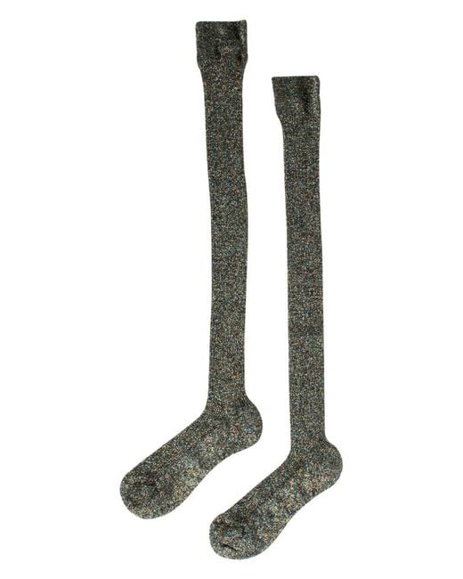 Miu Miu Gray Lamã Socks