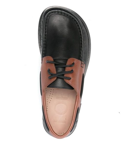Loewe Brown 'Campo' Boat Shoe for men