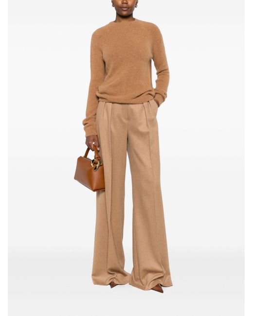Base London Brown Wool Crewneck Sweater