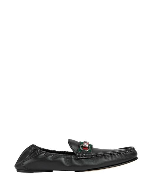 Gucci Black Horsebit 1953 Leather Loafers for men