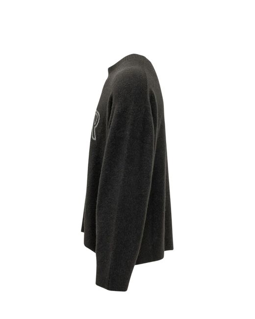 Represent Black Sweatshirt With Logo for men
