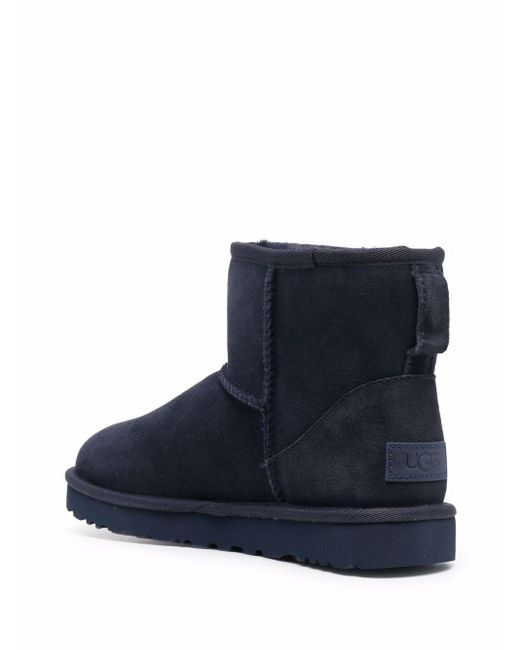 UGG Mini Classic Ii Ankle Boots in Blue | Lyst