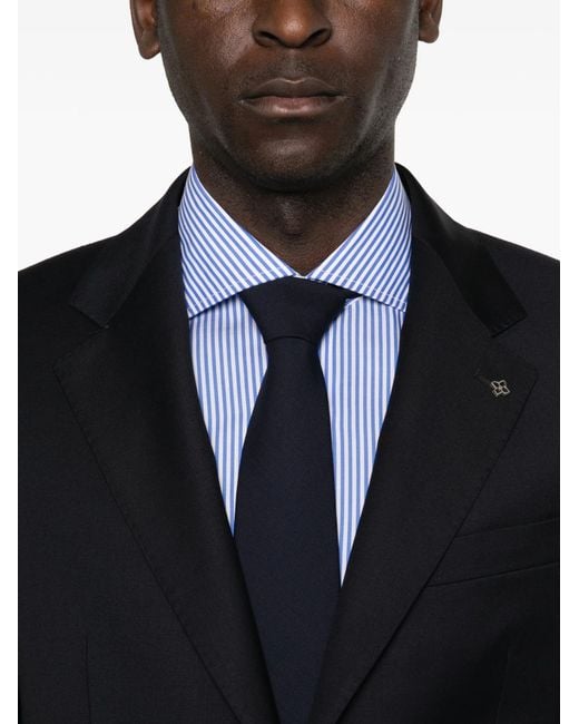 Tagliatore Blue 100% Virgin Wool Suit for men