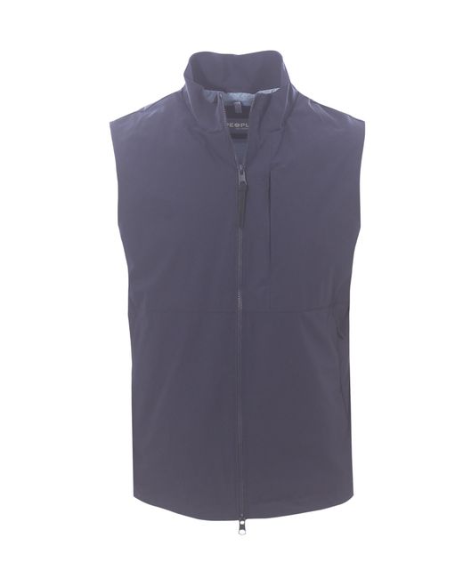 People Of Shibuya Blue Ichi Vest for men