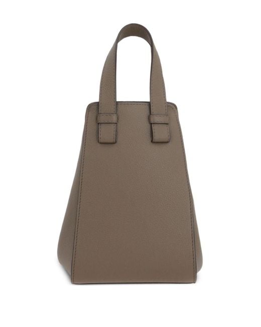 Loewe Brown Hammock Calfskin Top-Handle Tote Bag