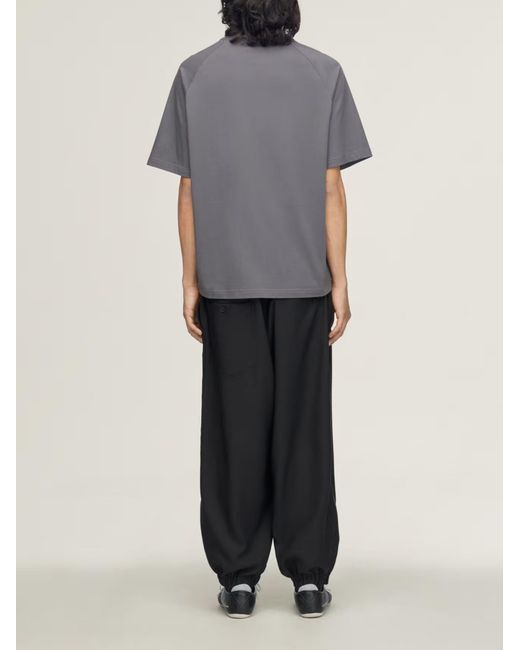 Y-3 Black Sport Uniform Cuffed Pants for men