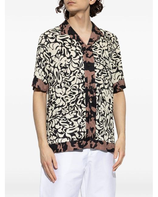 Dries Van Noten Black Carltone Shirt for men