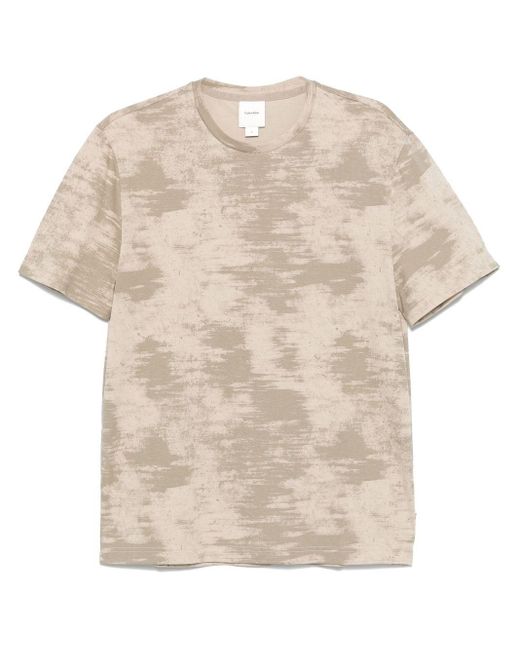 Calvin Klein Natural Camouflage-Print T-Shirt for men