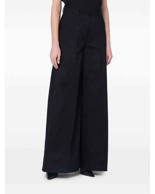 THE LATEST Black Alma Cotton Trousers