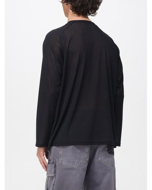 Needles Black Transparent T-Shirt for men