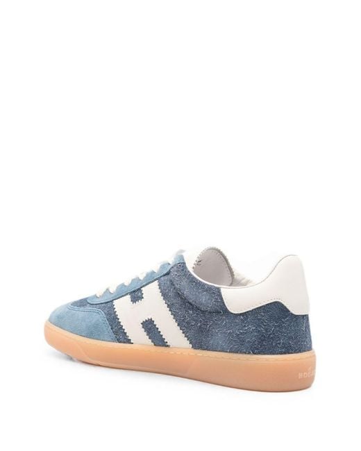 Hogan Blue Cool Leather Sneakers for men