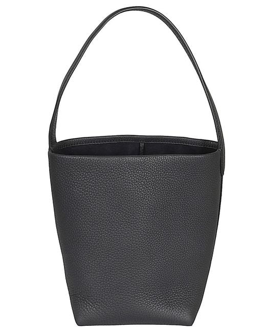 The Row Black Park Tote Small Leather Tote