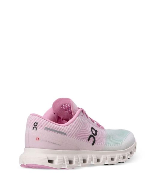 On Shoes Pink Cloud Push Sneakers