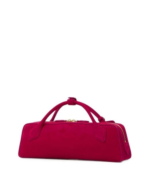 Alaïa Purple Le Teckel Leather Clutch