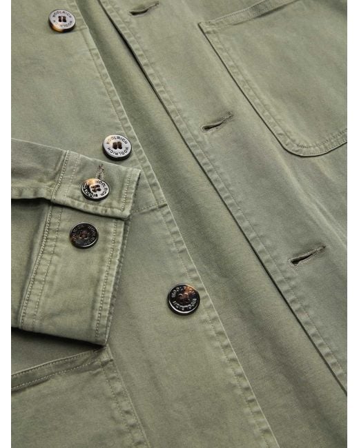 Woolrich Green Chore Jacket for men