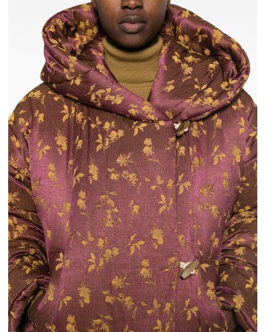 Dries Van Noten Brown Vacali Printed Jacket