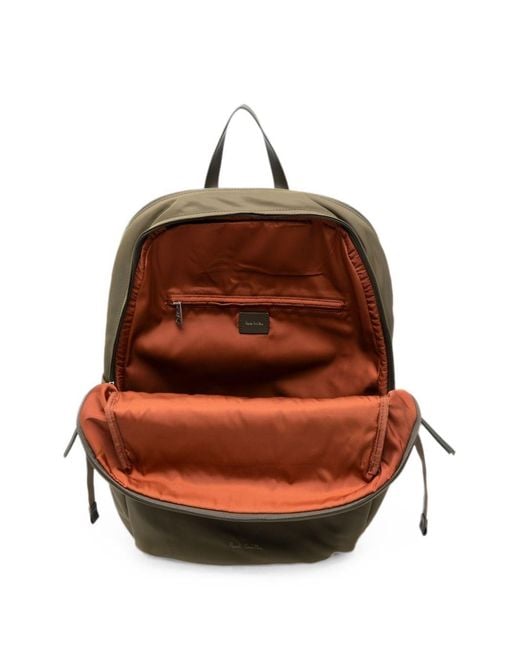 Paul Smith Green Recycled Nylon Backpack for men