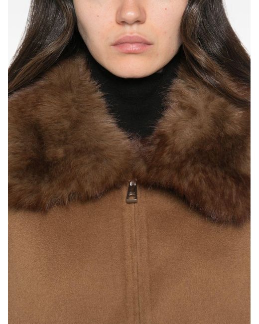 Apparis Brown Judie Wool Jacket
