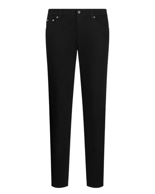 Dolce & Gabbana Black Skinny Jeans for men