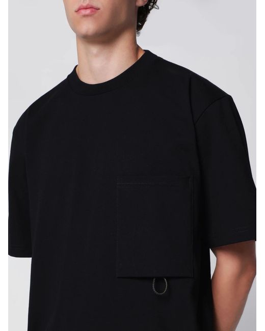 Bottega Veneta Black Cotton T-Shirt for men