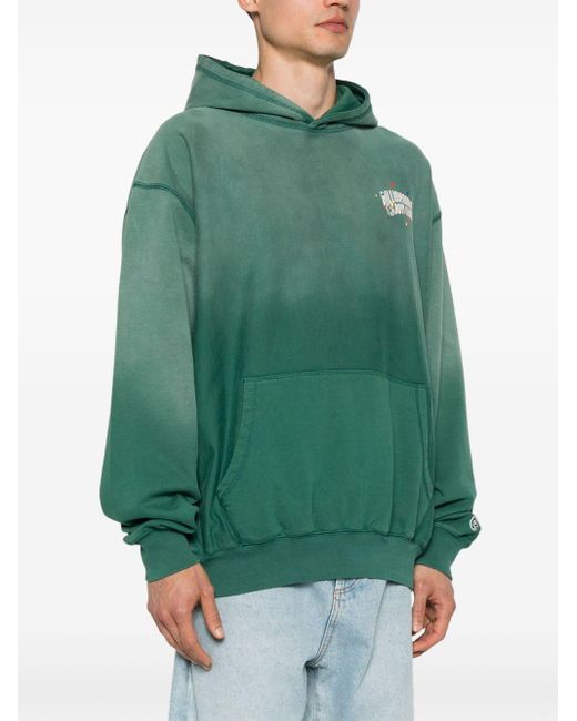BBCICECREAM Green Logo Oversized Hoodie for men