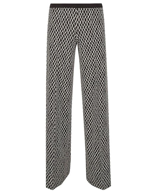 Siyu Gray Printed Trousers