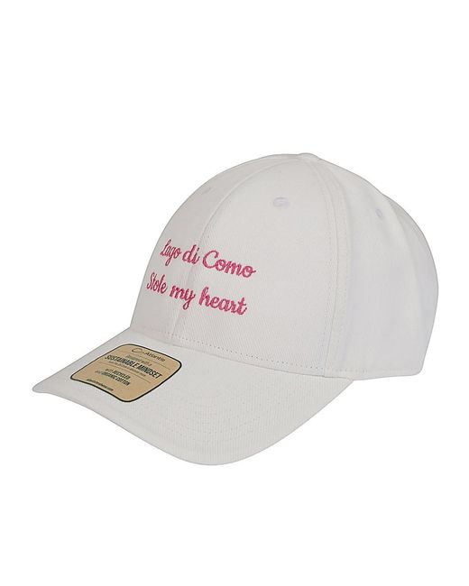 TESSABIT PRIVATE LABEL White Lago Di Como Stole My Heart Baseball Cap