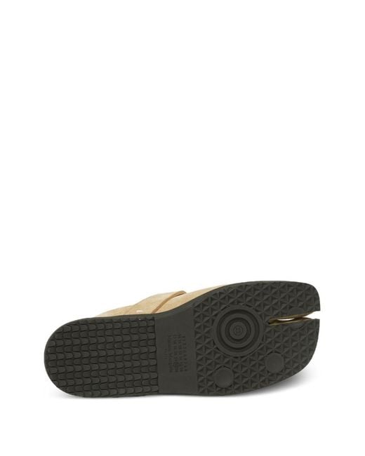 Maison Margiela White Leather Slippers for men
