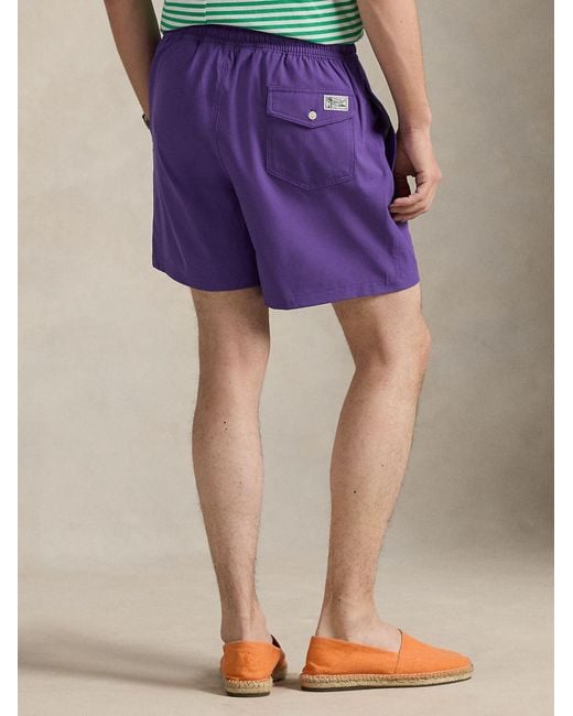 Polo Ralph Lauren Purple Traveler Classic Swim Boxer for men