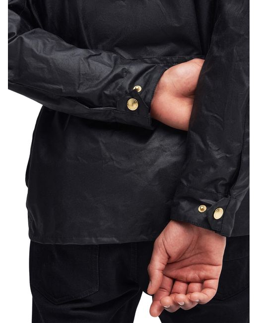 Barbour Black Puffer Jacket Axwell for men