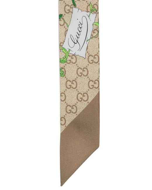 Gucci White Scarfs
