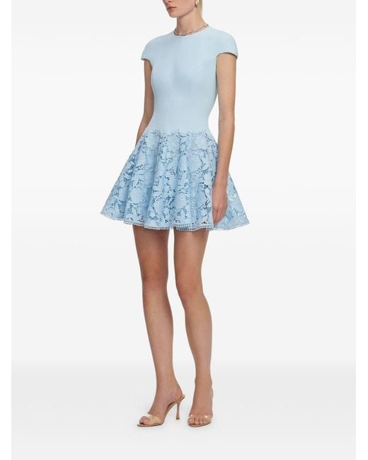 Self-Portrait Blue Short Dresses