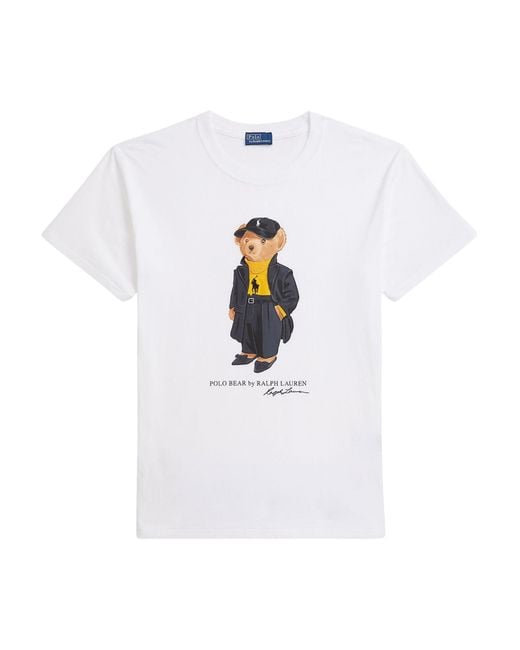 Polo Ralph Lauren White T-Shirt With Teddy Bear