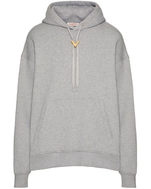 Valentino Gray Sweatshirt With Logo for men