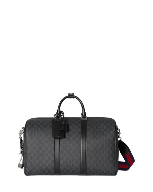 Gucci Black Medium Gg Duffel Bag for men