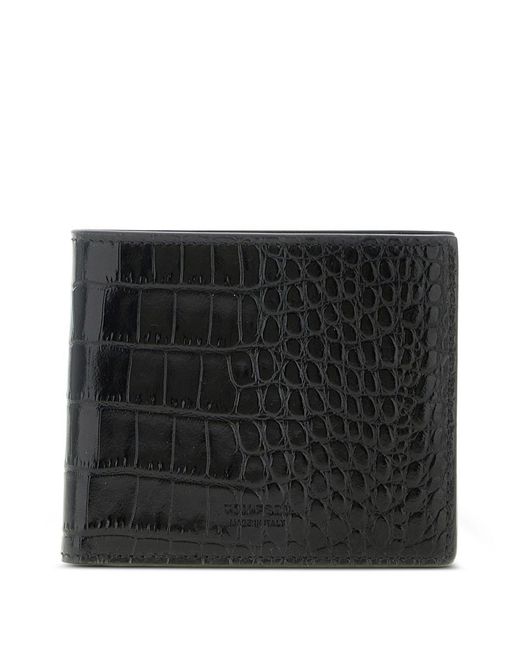 Tom Ford Black Leather Wallet for men
