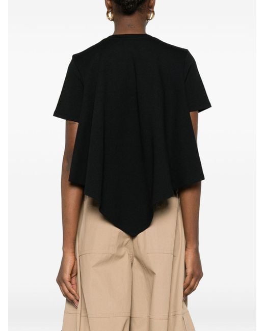 Loewe Black Cape Cotton T-Shirt